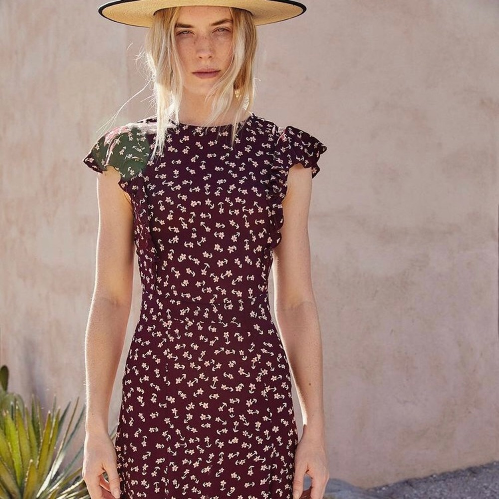 Christy Dawn Quinn Dress in Plum Meadow